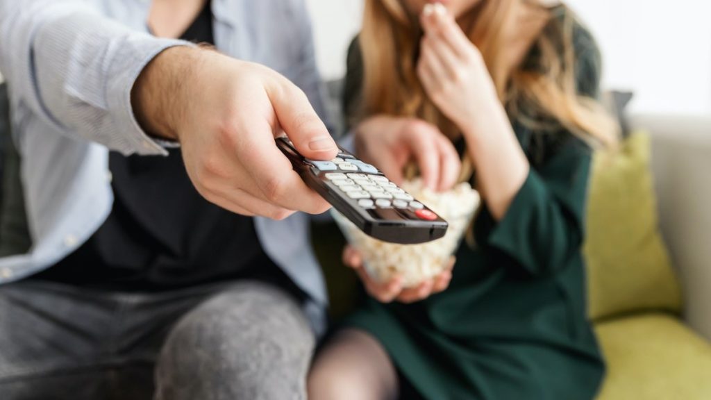 Remote Control Watching TV