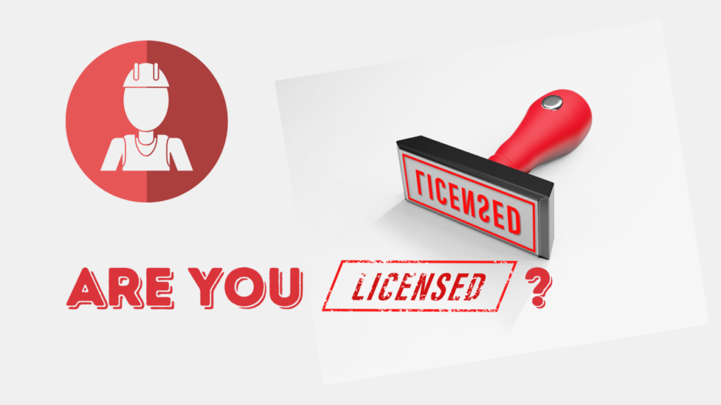 Are you licensed?